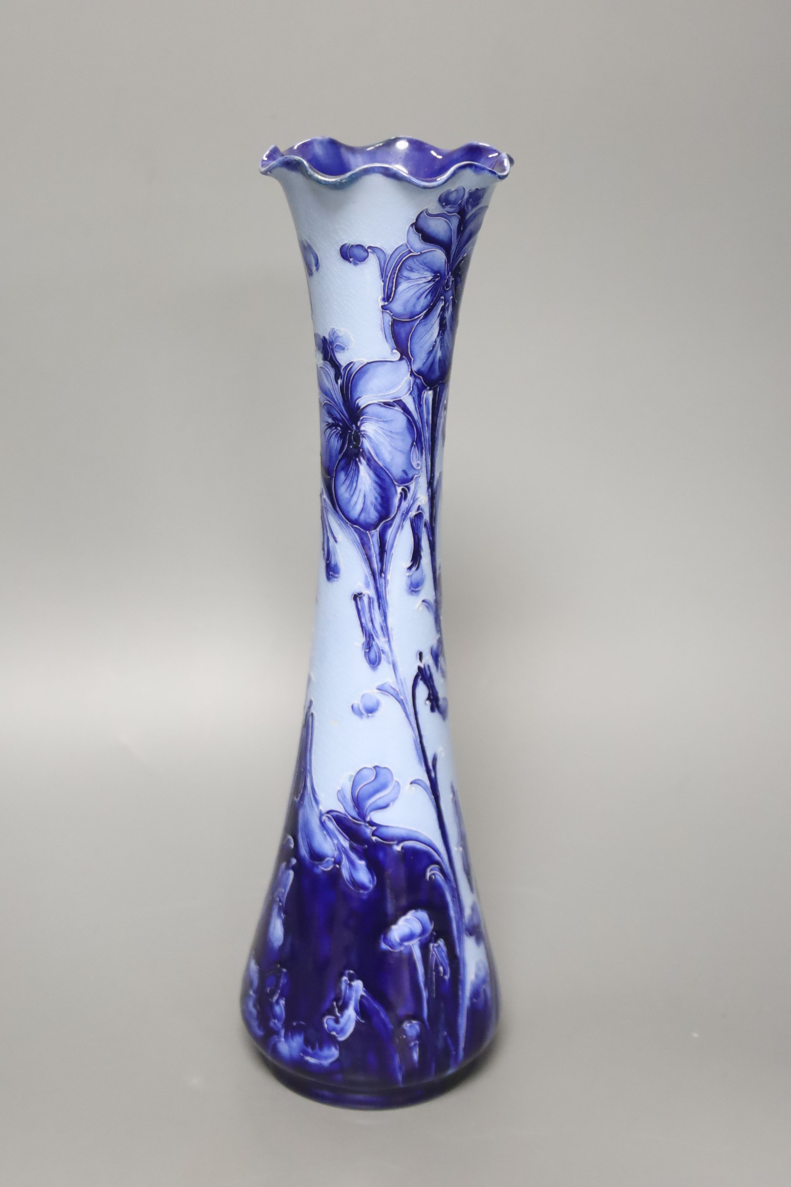 A Moorcroft Macintyre & Co Florian vase, RD No.326470, height 31cm